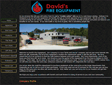 Tablet Screenshot of davidsfire.com